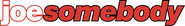 Logo of Joe Somebody image size 4320x614