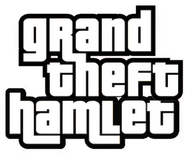 Logo of Grand Theft Hamlet image size 805x673