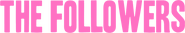 Logo of The Followers image size 1743x314