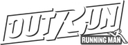 Logo of Outrun by Running Man image size 3639x1300