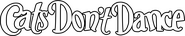 Logo of Cats Don't Dance image size 1600x314