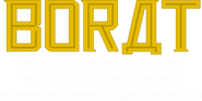 Logo of Borat: VHS Cassette of Material Deemed "Sub-Acceptable" by Kazakhstan Ministry of Censorship and Circumcision image size 2202x1111