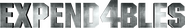Logo of Expend4bles image size 3043x462