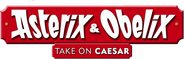 Logo of Asterix & Obelix Take on Caesar image size 1601x510