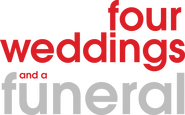 Logo of Four Weddings and a Funeral image size 2080x1288