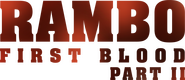 Logo of Rambo: First Blood Part II image size 2988x1289