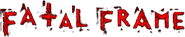 Logo of Fatal Frame image size 784x157