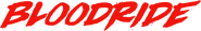Logo of Bloodride image size 1275x201