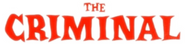Logo of The Criminal image size 729x173