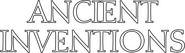 Logo of Ancient Inventions image size 1600x462