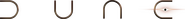 Logo of Dune image size 4319x443