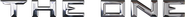 Logo of The One image size 782x71