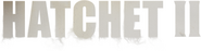 Logo of Hatchet II image size 782x197