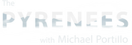 Logo of The Pyrenees with Michael Portillo image size 1782x610