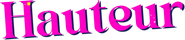 Logo of Hauteur image size 1527x332