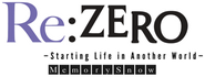 Logo of Re:ZERO -Starting Life in Another World- Memory Snow image size 796x303
