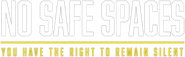 Logo of No Safe Spaces image size 788x244