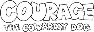 Logo of Courage the Cowardly Dog image size 1600x546