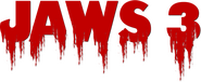 Logo of Jaws 3-D image size 915x377