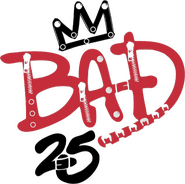 Logo of Bad 25 image size 593x590