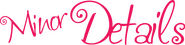 Logo of Minor Details image size 708x173