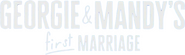 Logo of Georgie & Mandy's First Marriage image size 1297x385