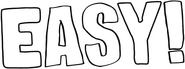 Logo of Easy! image size 1277x476