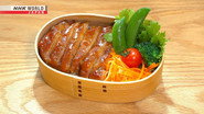 Ginger Pork Teriyaki Bento & Wrap-n-roll Pork Bento