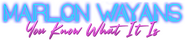 Logo of Marlon Wayans: You Know What It Is image size 4420x959