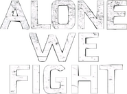Logo of Alone We Fight image size 581x432