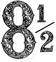 Logo of 8½ image size 415x460