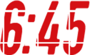 Logo of 6:45 image size 268x164