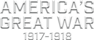 Logo of America's Great War 1917-1918 image size 2509x1070