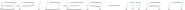 Logo of Spider-Man image size 1769x94