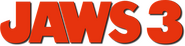 Logo of Jaws 3-D image size 790x197