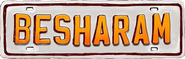 Logo of Besharam image size 837x268