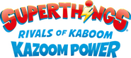 Logo of Superthings Rivals of Kaboom, Kazoom Power image size 1052x467