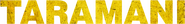 Logo of Taramani image size 1267x161