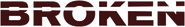 Logo of Broken image size 3922x564