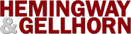 Logo of Hemingway & Gellhorn image size 784x207