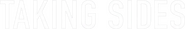 Logo of Taking Sides image size 1186x184