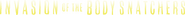 Logo of Invasion of the Body Snatchers image size 2372x189