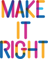 Logo of Make It Right image size 903x1105