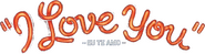 Logo of I Love You image size 851x225