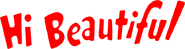 Logo of Hi, Beautiful image size 1747x459