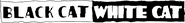 Logo of Black Cat, White Cat image size 4000x507