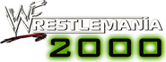 Logo of WWE WrestleMania 2000 image size 400x152