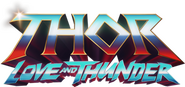 Logo of Thor: Love and Thunder image size 614x290