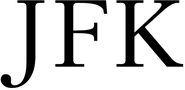 Logo of JFK image size 611x298