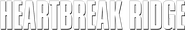 Logo of Heartbreak Ridge image size 781x128